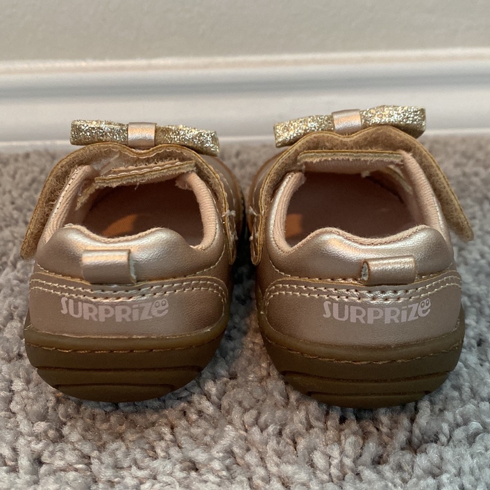 Surprize by Stride Rite Cecilia Rose Gold size 3M Shoes - Picture 4 of 9